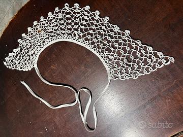 Colletto chiacchierino bianco, circ.int.30 cm