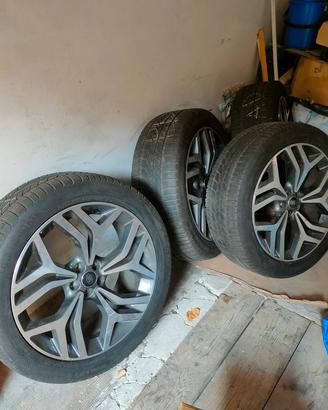4x Pneumatici Continental & Cerchioni Land Rover