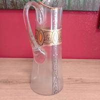 Caraffa del 1900 dipinta a mano in oro zecchino