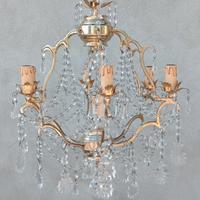 Lampadario con cristalli Murano collezione 