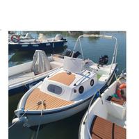 Barca + motore suzuki 25 cv 4 tempi