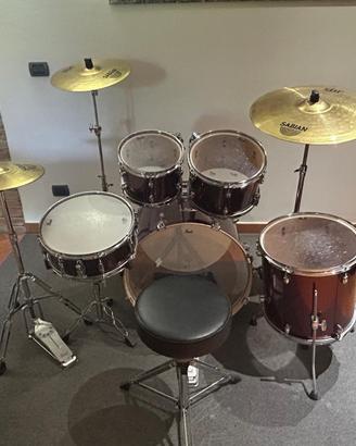 Batteria completa con tappetto