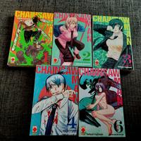 Chainsaw Man vol. 1, 2, 3, 4 e 6.
