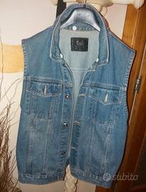 Smanicato Uomo Jeans vintage taglia S 