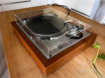 Plinto artigianale in iroko per Technics SL-1200