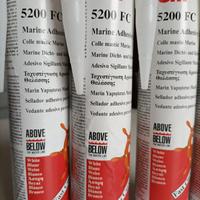 4 cartucce silicone sigillante 3M nautico 5200 FC