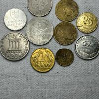 Lotto 10 Monete Estere Mondiali