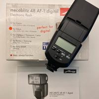 Flash a slitta Metz per Nikon