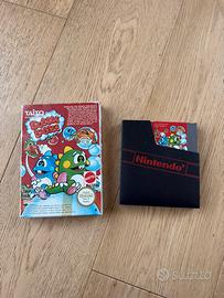Bubble Bobble NES originale PAL Mattel con scatola