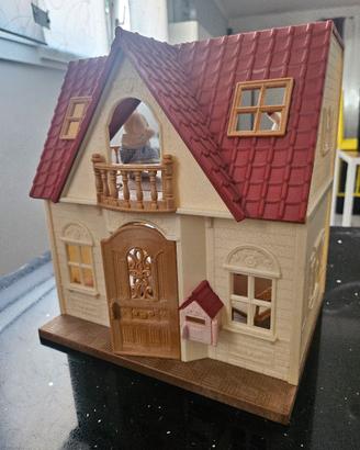 Casetta cottage Sylvanian Families + Fam. Flora