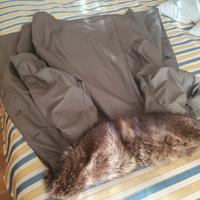 impermeabile con visone selvaggio