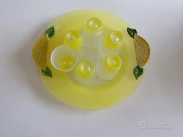 Set per limoncello in vetro