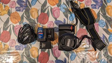 Nikon D40 con obiettivo originale 18-55