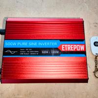 Inverter onda pura 12v 500w