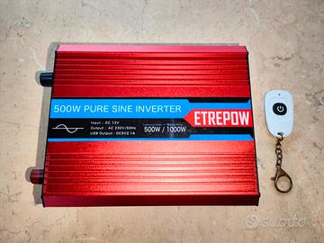 Inverter onda pura 12v 500w