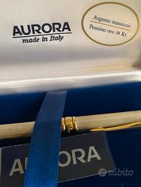Aurora "Marco Polo" in Argento 925 e Oro 14K Nuova