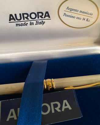 Aurora "Marco Polo" in Argento 925 e Oro 14K Nuova