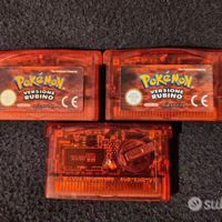 Pokemon rubino originali Nintendo gameboy advance