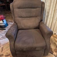 poltrona elettrica reclinabile