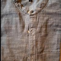 camicia collo coreano uomo usata