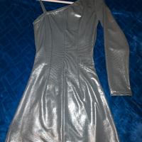 vestito argento 