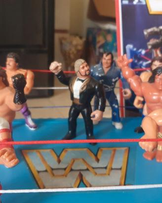 Wrestling 8 personaggi con Ring Mattel WWF