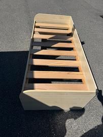 Letto singolo con letto estraibile