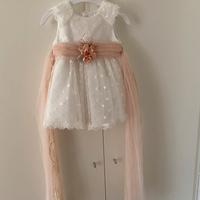 Vestito da bimba “Amaya” 6 mesi con fascia capelli