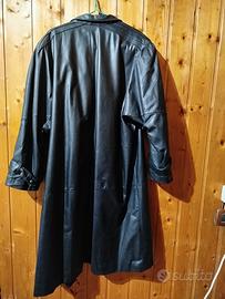 cappotto in vera pelle, uomo