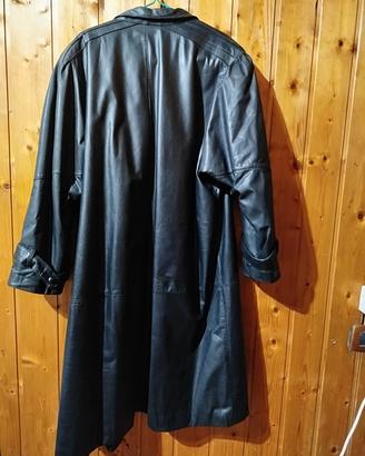 cappotto in vera pelle, uomo