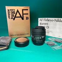 Nikon Fisheye 16mm f/2.8 D + filtri