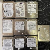 10 hard disk 2.5 7 da 500gb 1 80gb 250gb 320gb