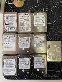 10 hard disk 2.5 7 da 500gb 1 80gb 250gb 320gb
