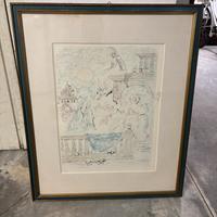 Opera grafica originale di Nino Caffè (1909–1975)