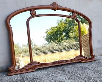 Specchio specchiera cornice legno 210x120