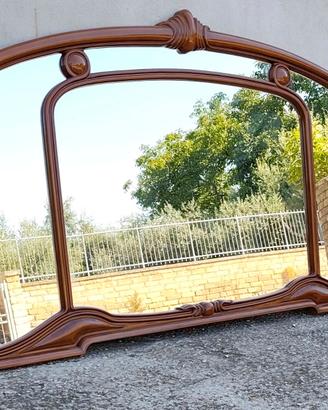 Specchio specchiera cornice legno 210x120