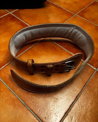 Cintura per supporto lombare pelle cuoio