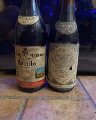 Barolo e Recioto della Valpolicella d’annata