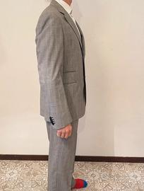 Abito elegante uomo grigio“Ivano Milano” taglia 52