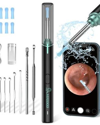 Otoscopio, 3,5mm Pulitore Orecchie con telecamera