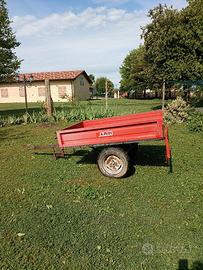piccolo rimorchio agricolo x moto coltivatore