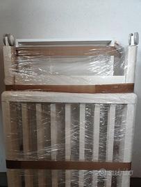 Lettino Pali con materasso e cassetto