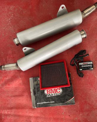 Scarichi Ducati Monster + Power Commander 3 + BMC