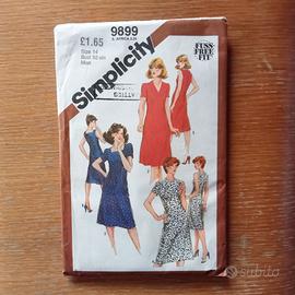 Cartamodello da sartoria vintage del 1981