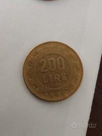 monete da 200 lire anno 1977