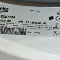 Asciugatrice Beko - ricambi 