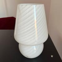 Lampada fungo in vetro di murano