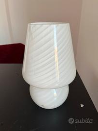 Lampada fungo in vetro di murano