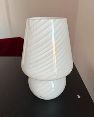 Lampada fungo in vetro di murano