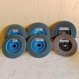 6 Dischi lamellari / Flap disc da smerigliatrice